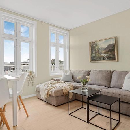 Contemporary City-Apartement With Views Of The Dock! Bergen Eksteriør billede