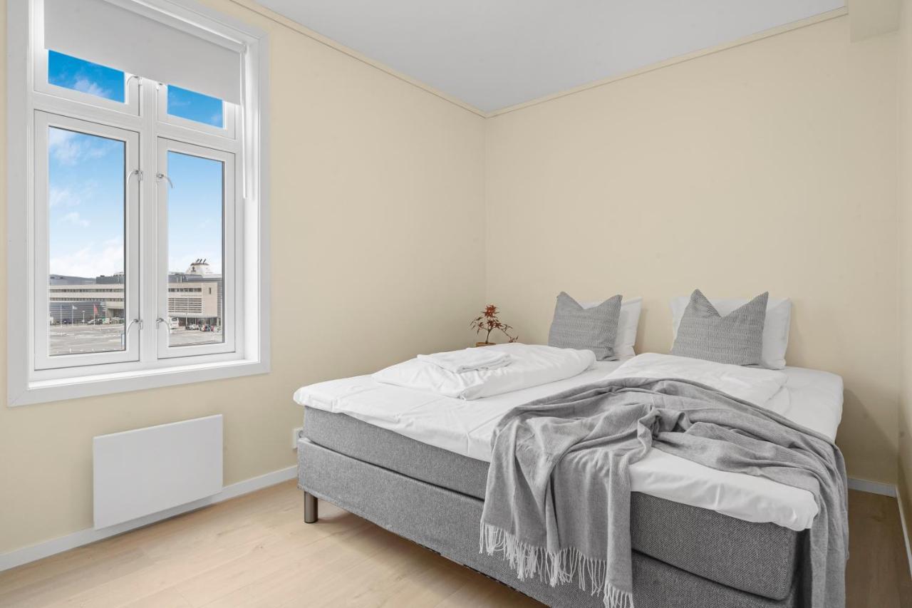 Contemporary City-Apartement With Views Of The Dock! Bergen Eksteriør billede
